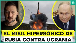 Putin advierte escalada mundial Rusia lanzó misil hipersónico contra Ucrania [upl. by Sanfo]