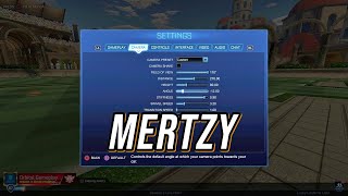 Rocket League MERTZY Camera Settings in desc [upl. by Hanschen30]