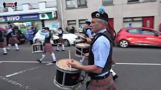 Ringsend Pipe Band  Desertmartin Accordion amp Cranny Pipe Band Parade 2024 [upl. by Ginevra]