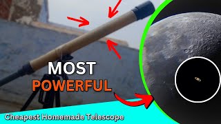 How to make a TELESCOPE  Our new homemade telescope 🔭 [upl. by Notsud]