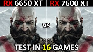 RX 6650 XT vs RX 7600 XT  Test in 16 Games at 1080p amp 1440p  Which One is Better 🤔  2024 [upl. by Stacee]