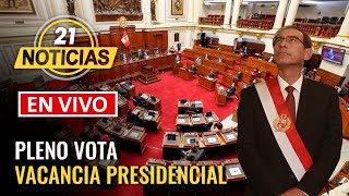 Pleno VOTA moción de VACANCIA PRESIDENCIAL [upl. by Birdella304]