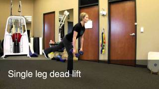 Single Leg Dead Lift [upl. by Ayim]