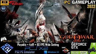 PCSX2 160 Best Settings  God of War  2020 [upl. by Drannel913]