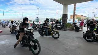 Motorcycle Cannonball Class 6 Start [upl. by Tivad]