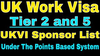 UKVI Employer List  Register Of Tier 2 Sponsors Licensed Under The Points Based System  VMARS [upl. by Achorn336]