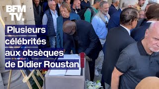 Didier Roustan les images des obsèques du journaliste mort à lâge de 66 ans [upl. by Eigla]