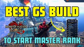 BEST GREAT SWORD BUILD to Start in MR  Monster Hunter Rise Sunbreak [upl. by Munford]