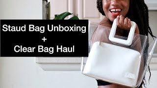 Staud Bag UNBOXING  Clear Bag Haul [upl. by Bernardina]