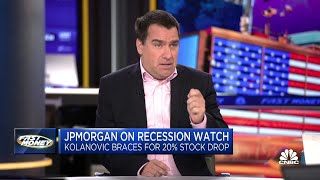 JPMorgans Marko Kolanovic on recession watch braces for 20 plunge in stocks [upl. by Leak]