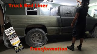 PAINTED My Entire Truck with BEDLINER Spray Can and Heres How It Turned Out [upl. by Assilak]