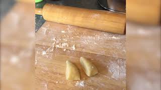 Making Pierogi Dough  Shaping [upl. by Eatton]