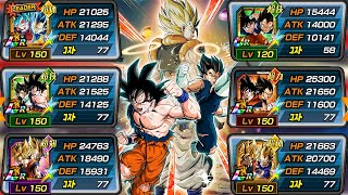 JOINED FORCES GOKU amp VEGETA TEAM SHOWCASE Dragon Ball Z Dokkan Battle [upl. by Grace]