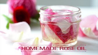 How to Make Homemade Rose Oil [upl. by Thamora]