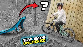 NEW CREATIVE MTB GAP JUMPS UNLOCKED IN THE BIKE PARK [upl. by Atined94]