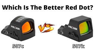 Holosun 507K amp 507C Comparison Plus Green Dot [upl. by Neirual]