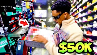 JAY GOES ON A 50000 SHOPPING SPREE AT COOL KICKS [upl. by Adiari334]