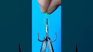 Fishing knot skills best cluster hooks fishing fishinghook shorts [upl. by Abekam878]