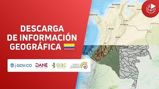 ¿Cómo descargar shapefile data y mapas de Colombia GRATIS [upl. by Jedthus387]