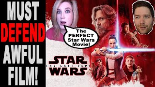 Remember When Disney Star Wars Shills DEFENDED The Last Jedi [upl. by Ahsinod]