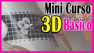 👉MINI CURSO BÁSICOS para 3D PRINCIPIANTES paso a paso💓 Uñas Acrílicas [upl. by Adnamar195]