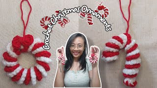 Crochet Christmas Ornaments 🎄  Holiday decorations  ENG CC christmas [upl. by Mamie209]