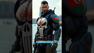 Azerbaijan 🇦🇿 superhero ai marvel countries avengers captainamerica thor ironman [upl. by Lemert]