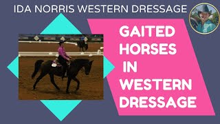 Gaited Horses In Western Dressage [upl. by Esinnej240]