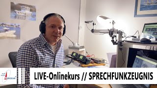 LIVEOnlinekurs  Sprechfunkzeugnis [upl. by Yerfdog632]