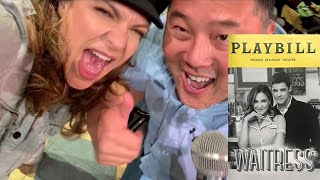 Waitress Karaoke w Jeremy Jordan amp Shoshana Bean 4919 [upl. by Nwahsid]