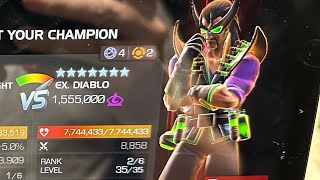 Necropolis Diablo Solo  Sandman Heal Reversal Cheese  Marvel Contest of Champions [upl. by Nilatak701]