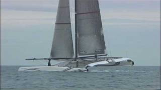 BMW Oracle chase boat 0  Alinghi 1 [upl. by Narat]