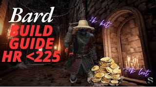 Solo Bard Build Guide HR less than 225  Dark and Darker [upl. by Raffaello]