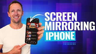 Screen Mirroring On iPhone  How To Mirror iPhone To TV Mac amp PC [upl. by Sirah]