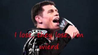 Dashing Cody Rhodes Theme Reverse With Lyrics [upl. by Airenahs540]