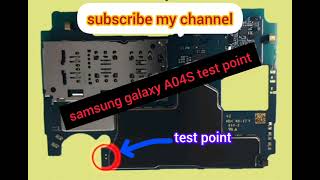 samsung A04S sma047f test point [upl. by Aneleh]