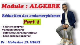 ALGÈBRE Réduction des endomorphismes part 1 valeurs propresvecteurs propres [upl. by Blackstock]