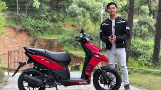 What NeshangShrestha Thinks About the Aprilia SR160 [upl. by Htebezile840]