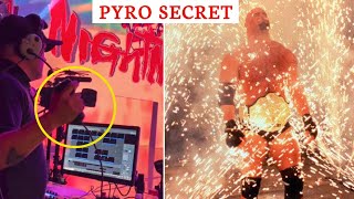 How WWE Pyro Works During Shows amp Superstars Entrances [upl. by Ynamad]