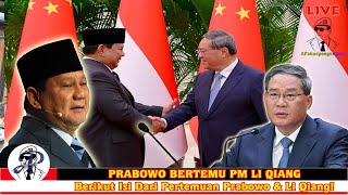 PRABOWO BERTEMU PM LI QIANG Berikut Isi Dari Pertemuan Prabowo amp Li Qiang  9112024 [upl. by Volkan504]