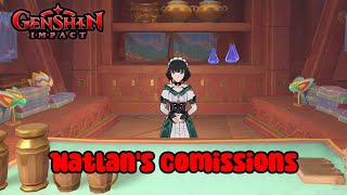 GENSHIN How to unlock Natlans comissions Toward RedHot Adventure PT [upl. by Vivl353]