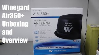 Winegard Air360 Unboxing and Overview  TV  FM Wifi and 4g LTE Antenna Dome [upl. by Lrub]