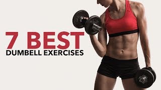 7 Best Dumbbell Exercises for Women FULL BODY WORKOUT [upl. by Ylrahc]