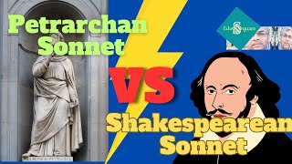 Petrarchan Sonnet Vs Shakespearean Sonnet  Difference between Petrarchan and Shakespearean Sonnet [upl. by Balbur]