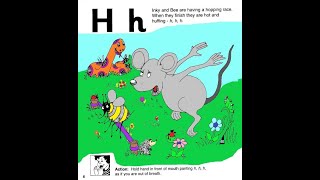 h Song 3 Times  Jolly Phonics  Workbook 2 [upl. by Eihctir]