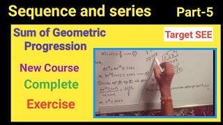 Sum of geometric series class 10  sum of geometric sequence grade 10 sum of geometric progression [upl. by Dleifniw]