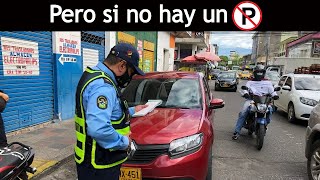 Si no hay una señalización de PROHIBIDO PARQUEAR me puedo estacionar ahí LEY 2252 DE 2022 [upl. by Casimir]