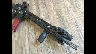 STNGR HWK 15in MLok Free Float Hanguard Install and Full Review [upl. by Gates]