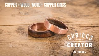 33 Copper  Wood amp Wood  Copper Rings [upl. by Shuma]