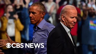 Obama Trump Jr others react to Biden dropping out of 2024 election [upl. by Allisurd]